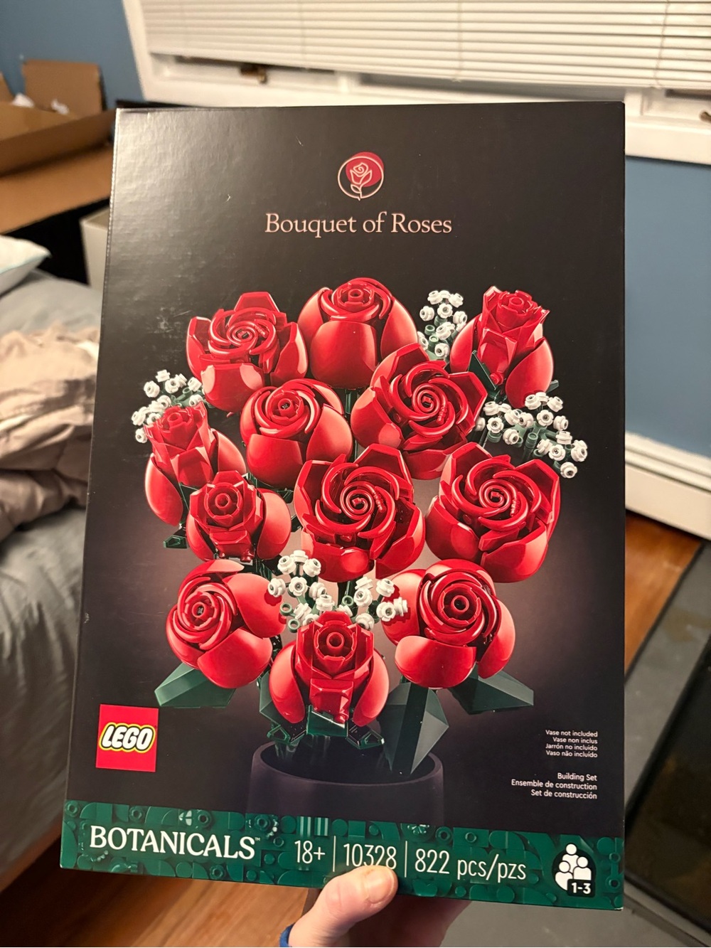 LEGO SEALED NEW Red Bouquet of Roses with Green Leaves